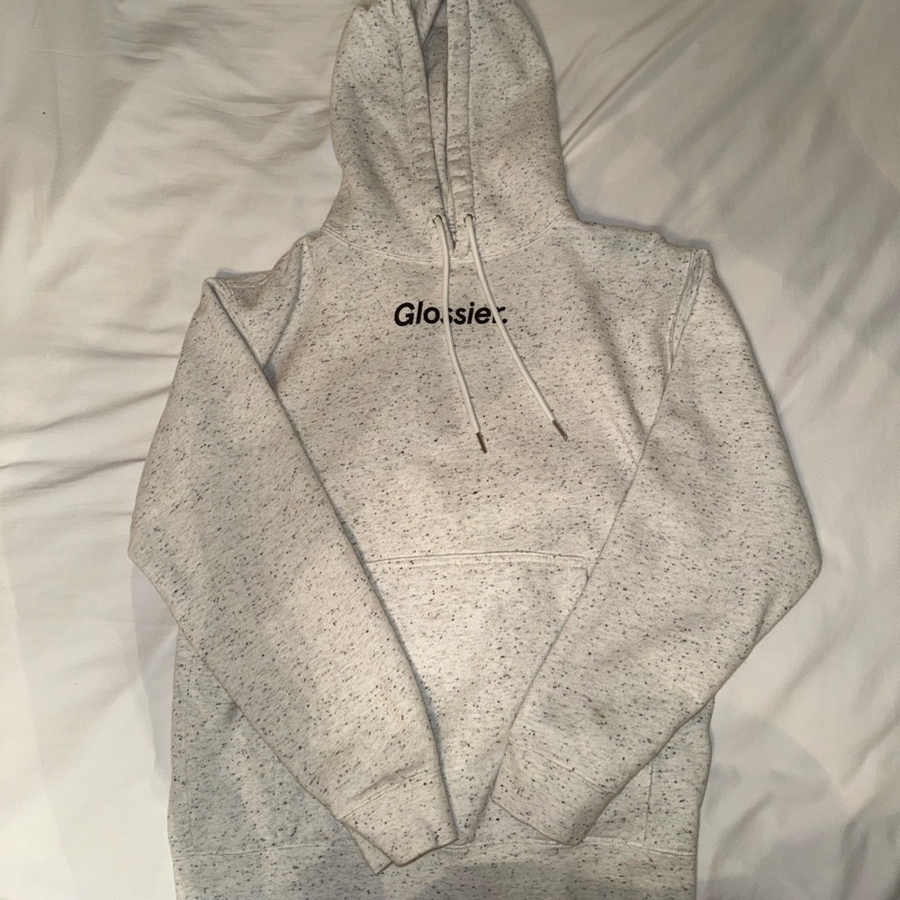 Glossier limited edition Terrazzo hoodie